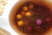 冷熱皆宜的雙色蕃薯圓湯